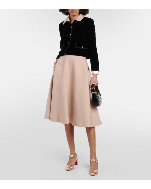 Christian Louboutin Pink 55Mm Miss Jane Laminated Leather Pumps