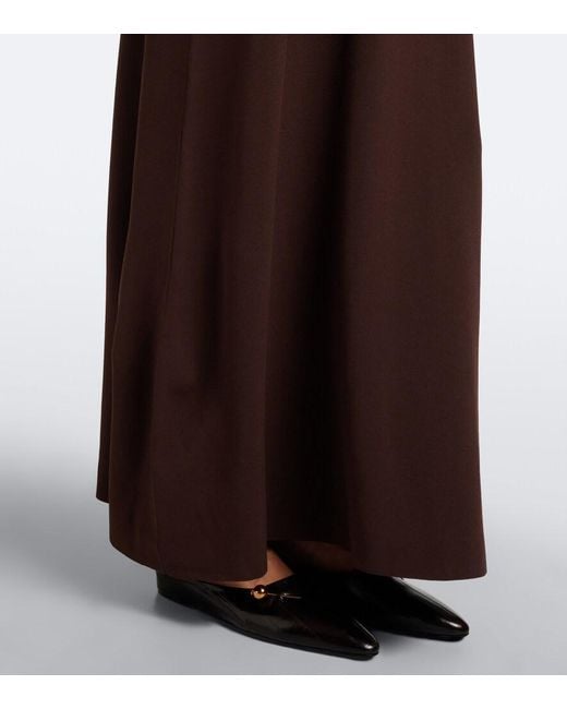 Altuzarra Brown Fringed Jersey Maxi Dress