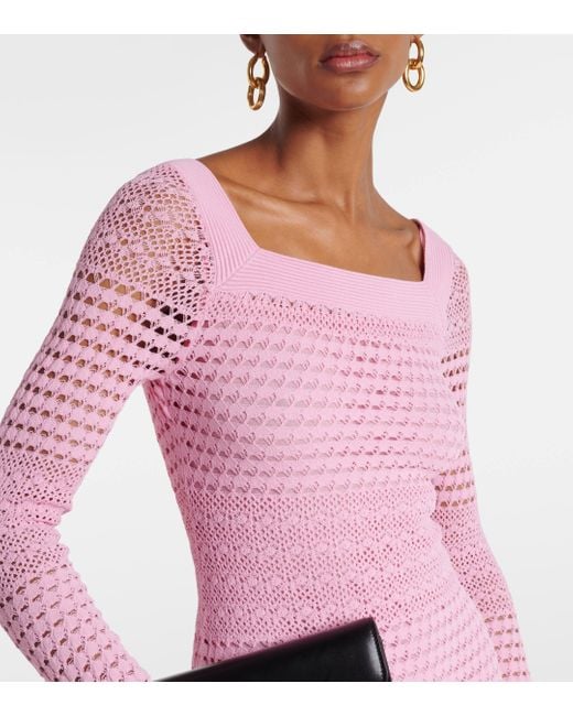 Robe en crochet Tom Ford en coloris Pink