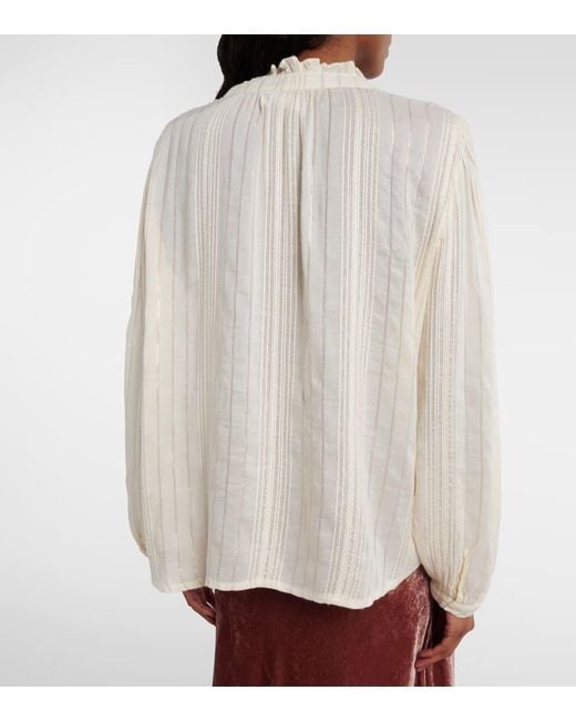 Velvet Natural Cynthia Striped Blouse