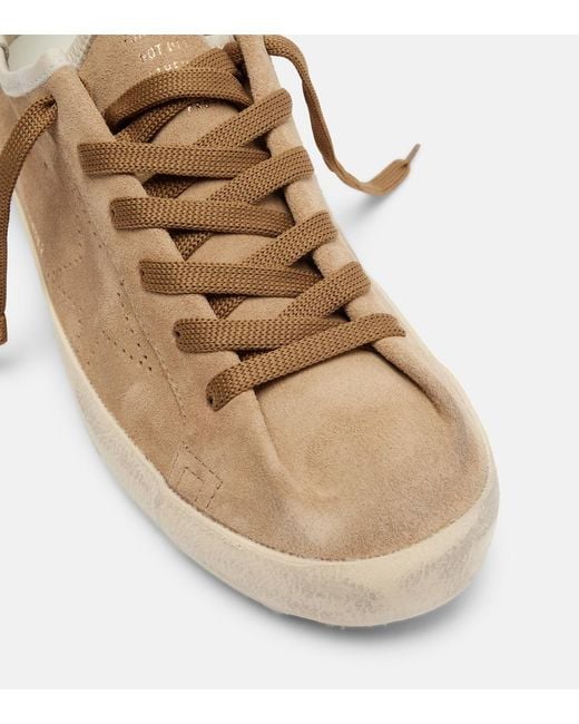 Golden Goose Deluxe Brand Brown Super-Star Suede Sneakers