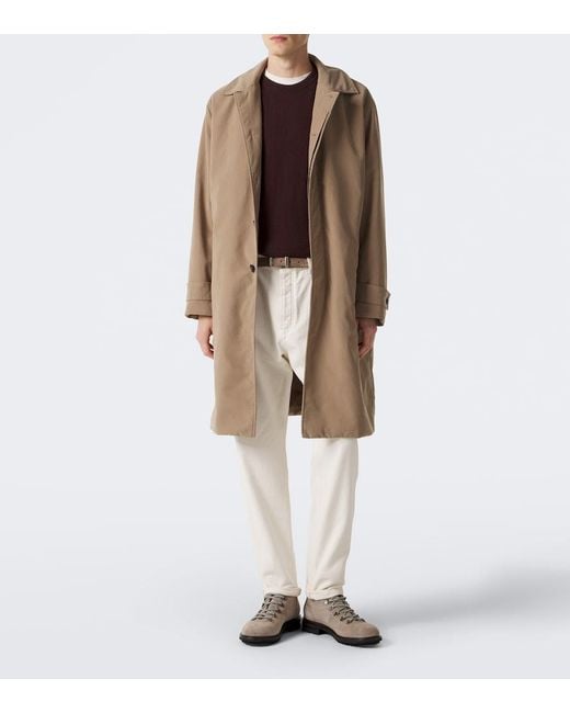 Kiton Brown Suede Lace-Up Boots for men
