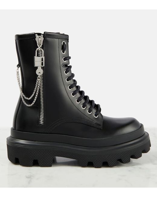 Dolce & Gabbana Black Sicily Boots