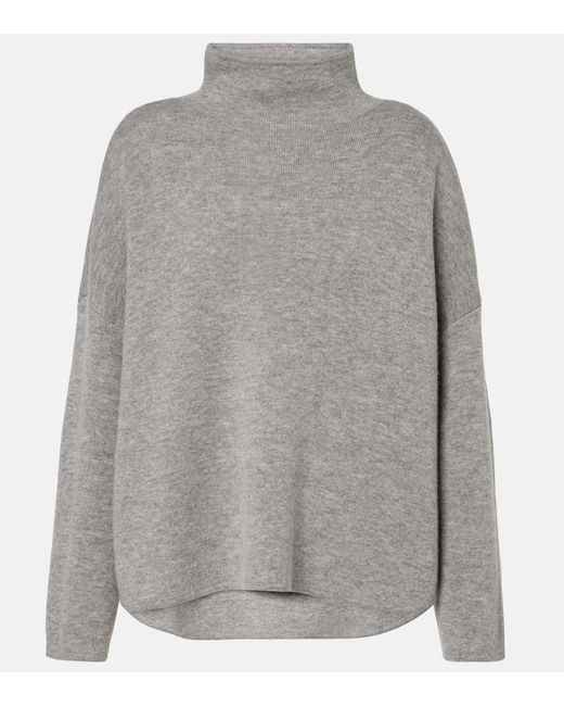 Jardin Des Orangers Gray Wool And Cashmere Sweater
