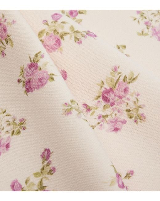 Magda Butrym Natural Floral Cotton Scarf