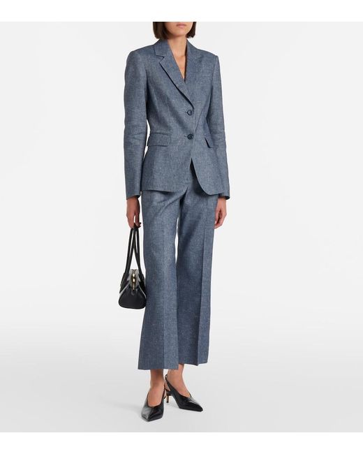 Altuzarra Blue Fossett Bootcut Pants