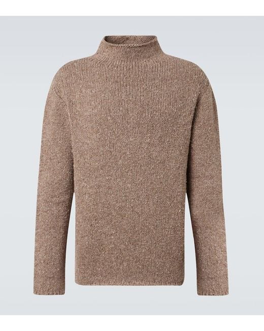 The Row Brown Ryoko Cotton Sweater for men