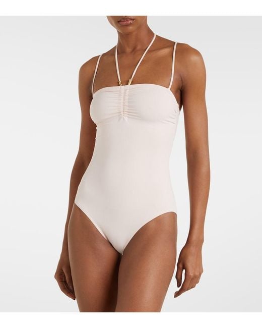 Eres Natural Odyssee Gathered Swimsuit