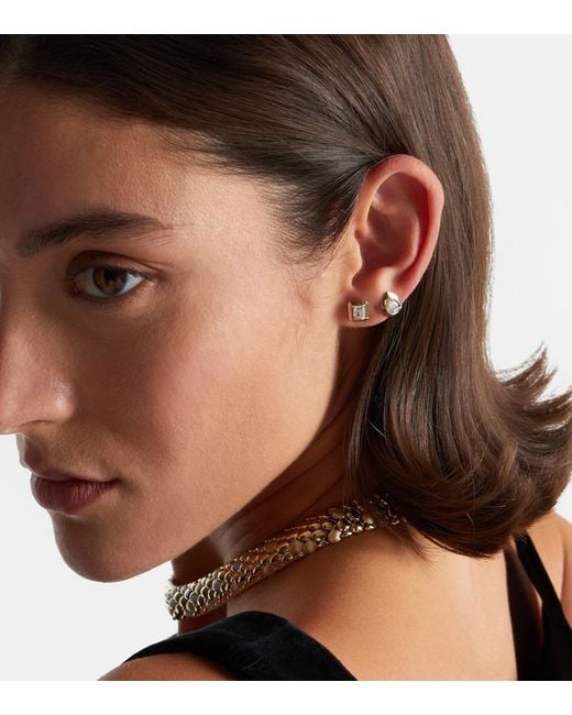 Rainbow K Metallic 9Kt Single Earring With Diamond
