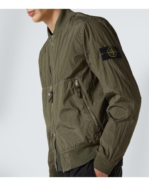 Stone Island Bomberjacke Compass in Green für Herren