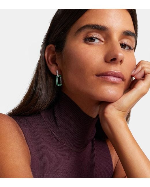 Orecchino Singolo Chiara di Eera in Green