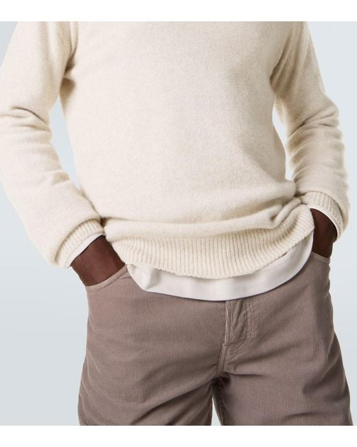 The Row Polopullover Leach Aus Kaschmir in Natural für Herren