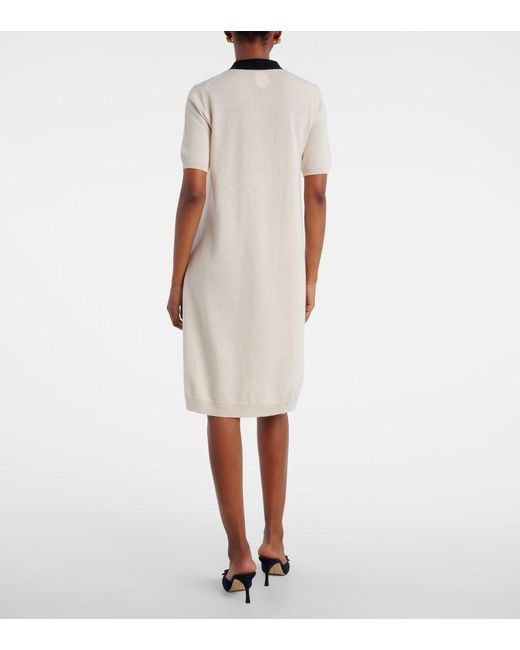Jardin Des Orangers White Wool And Cashmere Sweater Dress