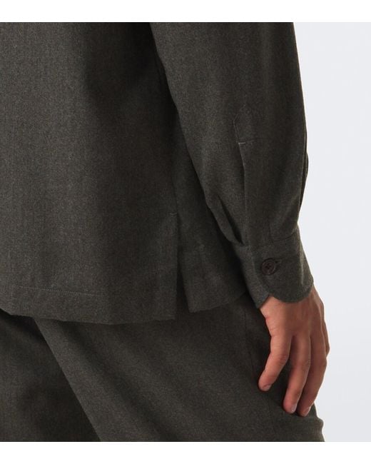 Rubinacci Green Wool Jacket for men