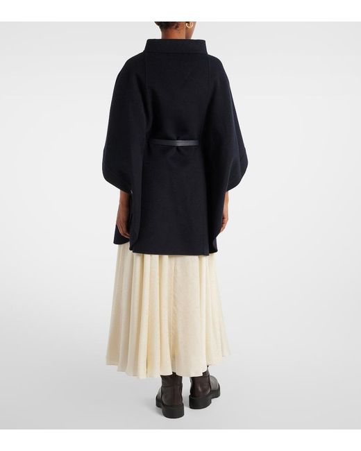 Loro Piana Blue Salzburg Cashmere Cape
