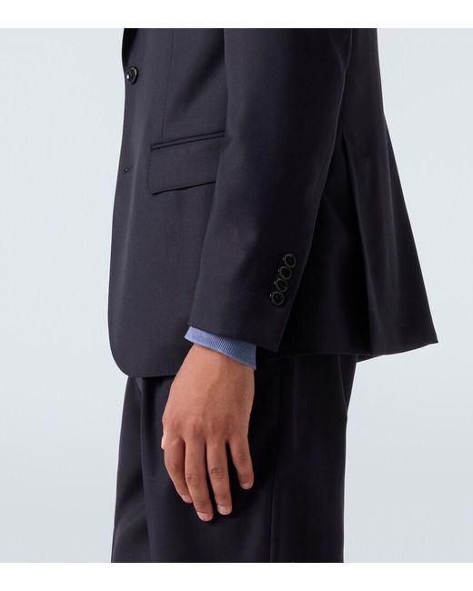 Lardini Black Virgin Wool Suit for men