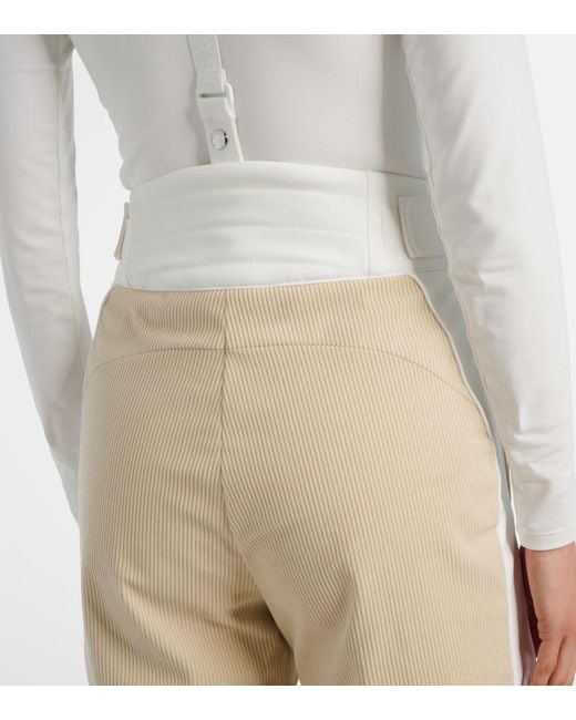 Fusalp White Nolai Ski Pants
