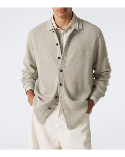 LeKasha Natural Minsk Cashmere Cardigan for men