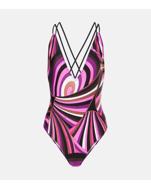 Emilio Pucci Pink Orchidee Swimsuit