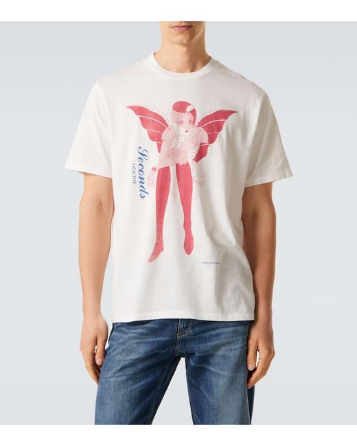 Our Legacy Pink Box Printed Cotton Jersey T-Shirt for men