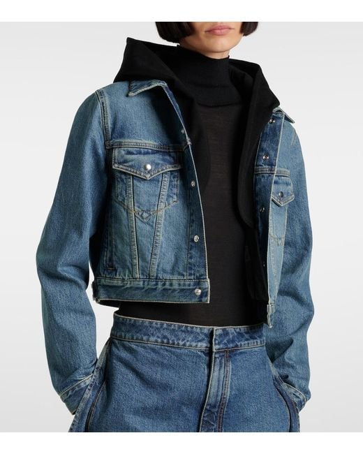 Alaïa Blue Denim Jacket