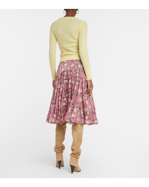 Isabel Marant Yellow Ania Alpaca-Blend Sweater