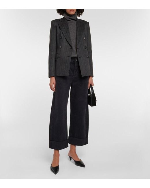 Citizens of Humanity Blue Ayla High-Rise Wide-Leg Jeans