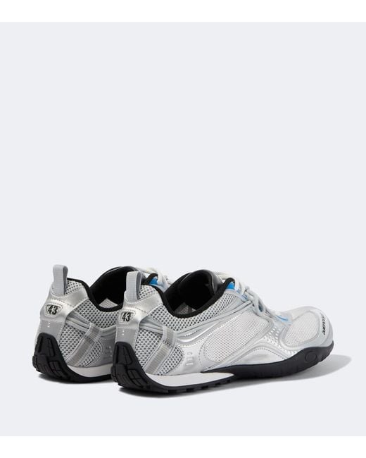 Balenciaga White Radar Gradient Lines Sneakers for men