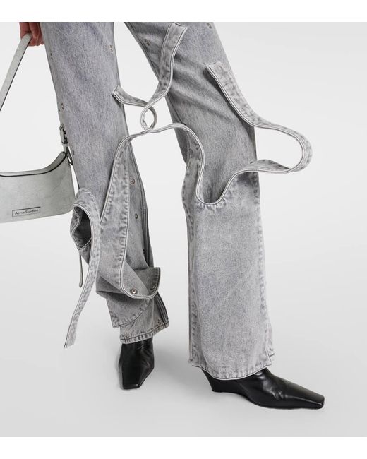 Jeans rectos Snap Off Chap Y. Project de color Gray
