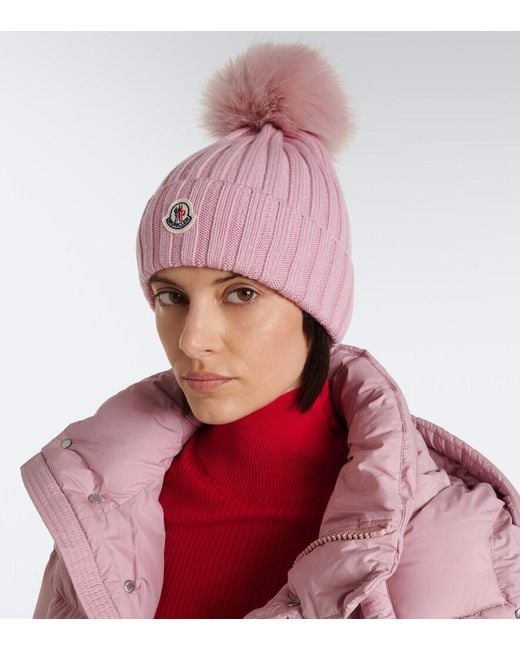 Berretto di Moncler in Pink