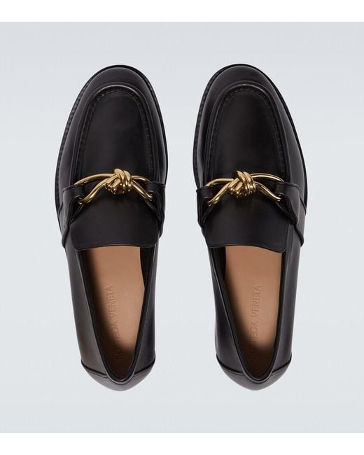 Bottega Veneta Black Astaire Loafer for men