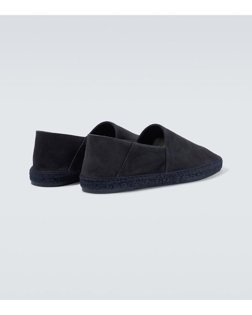 Tom Ford Blue Barnes Suede Espadrilles for men