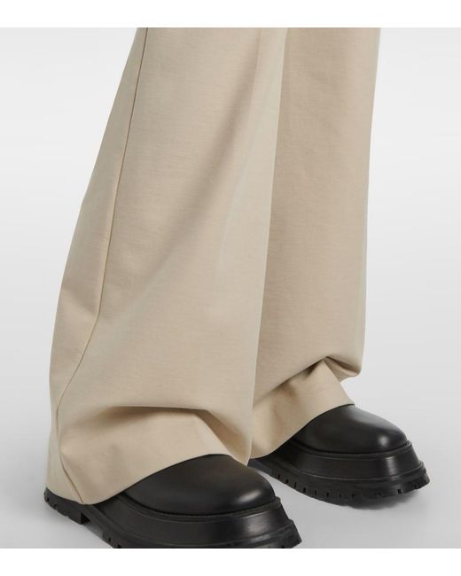 Pantalon Evase Tafina En Coton Melange Joseph en coloris Natural