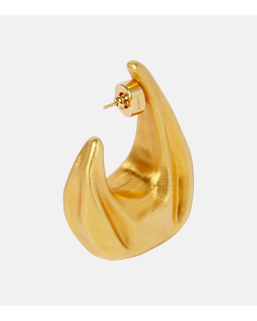 Pendientes De Aro Olivia Medium Chapados En Oro Khaite de color Yellow