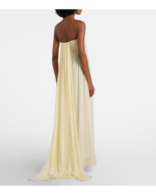 Posse White Solene Sash Maxi Dress