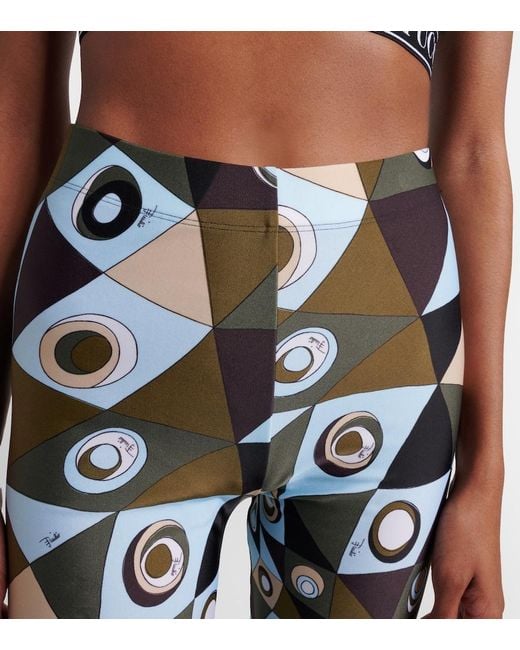 Emilio Pucci Black Occhi Leggings