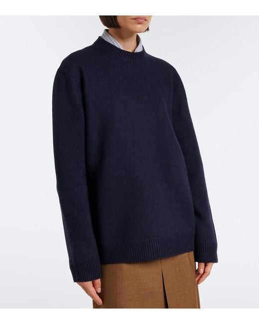 Prada Blue Virgin Wool Sweater