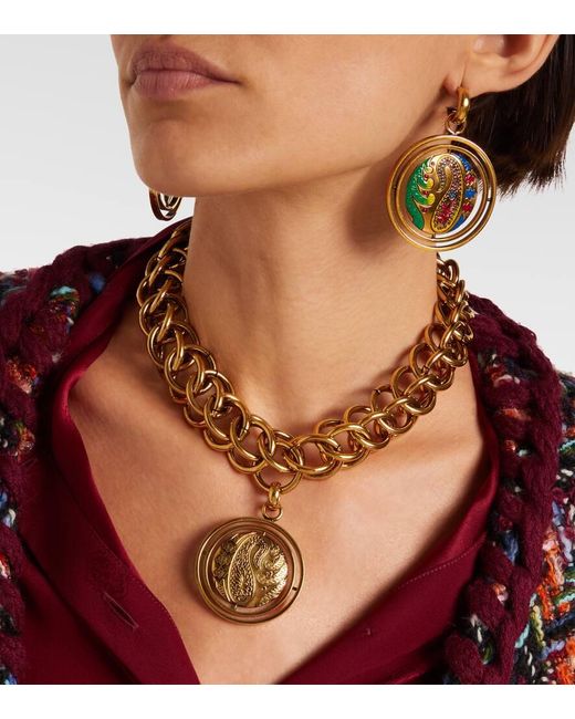 Etro Metallic Halskette