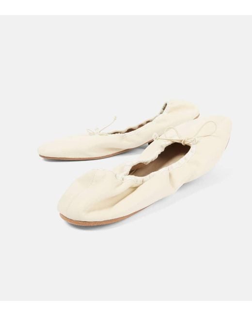 Bailarinas De Piel The Row de color Natural
