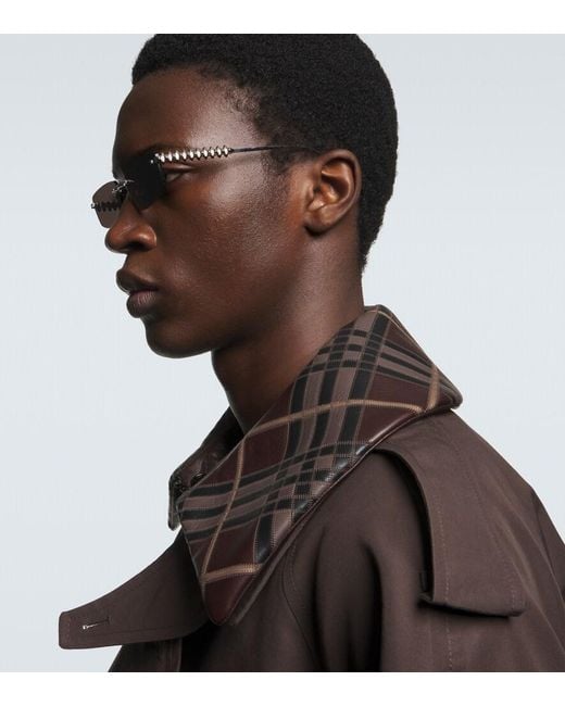 Cartier Gray Clash De Cartier Rectangular Sunglasses for men