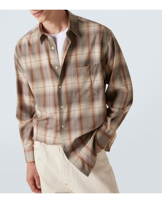 Camicia di Auralee in Brown da Uomo