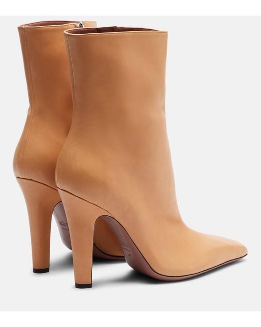 Paris Texas Brown Belle Leather Ankle Boots