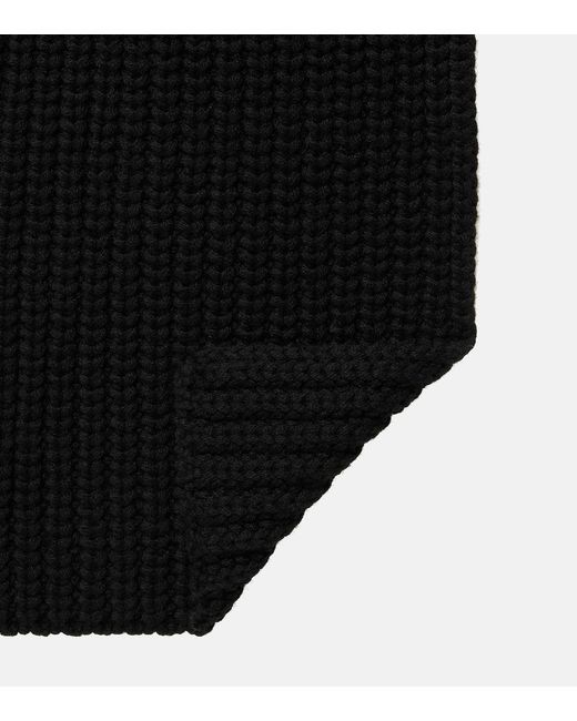 Saint Laurent Black Cashmere Scarf