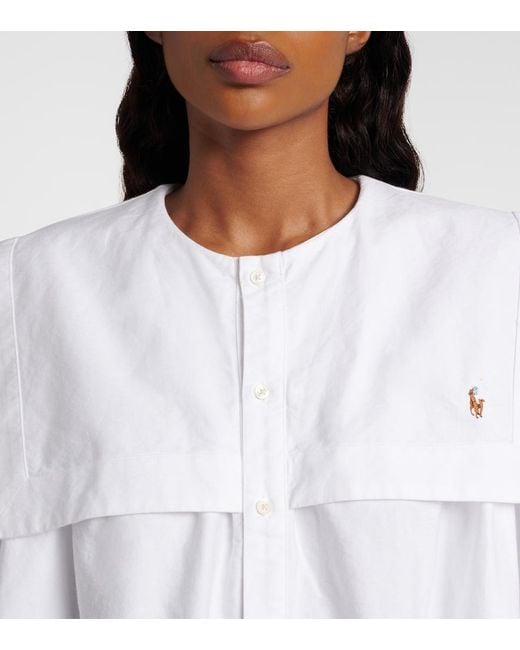 Polo Ralph Lauren White Cotton Oxford Shirt