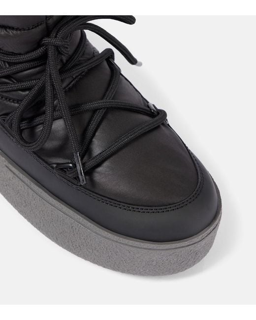 Moon Boot Black Ltrack Low Snow Boots