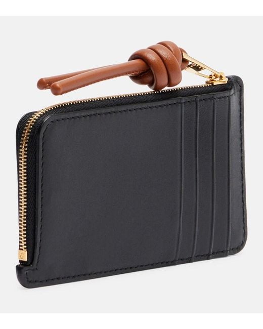 Loewe Black Leather Card Case