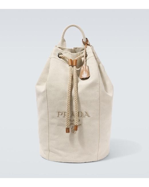 Secchiello di Prada in Natural da Uomo