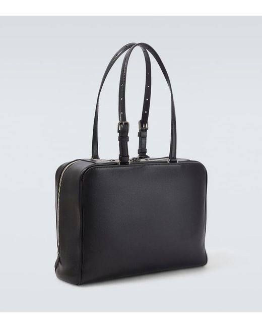 Dolce & Gabbana Black Ellis Leather Briefcase for men