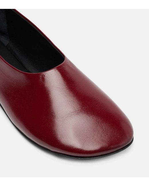 Bailarinas Glove De Piel Proenza Schouler de color Red