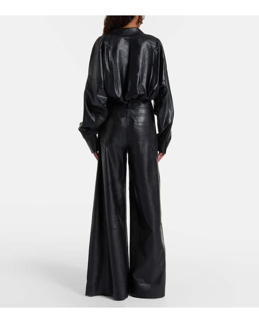 Pantalones Anchos Elephant Norma Kamali de color Black